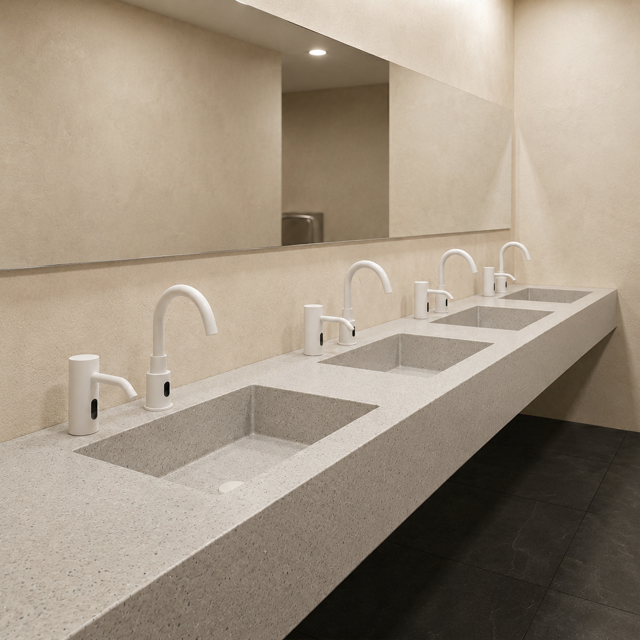 Actual touchless faucet design comparison image