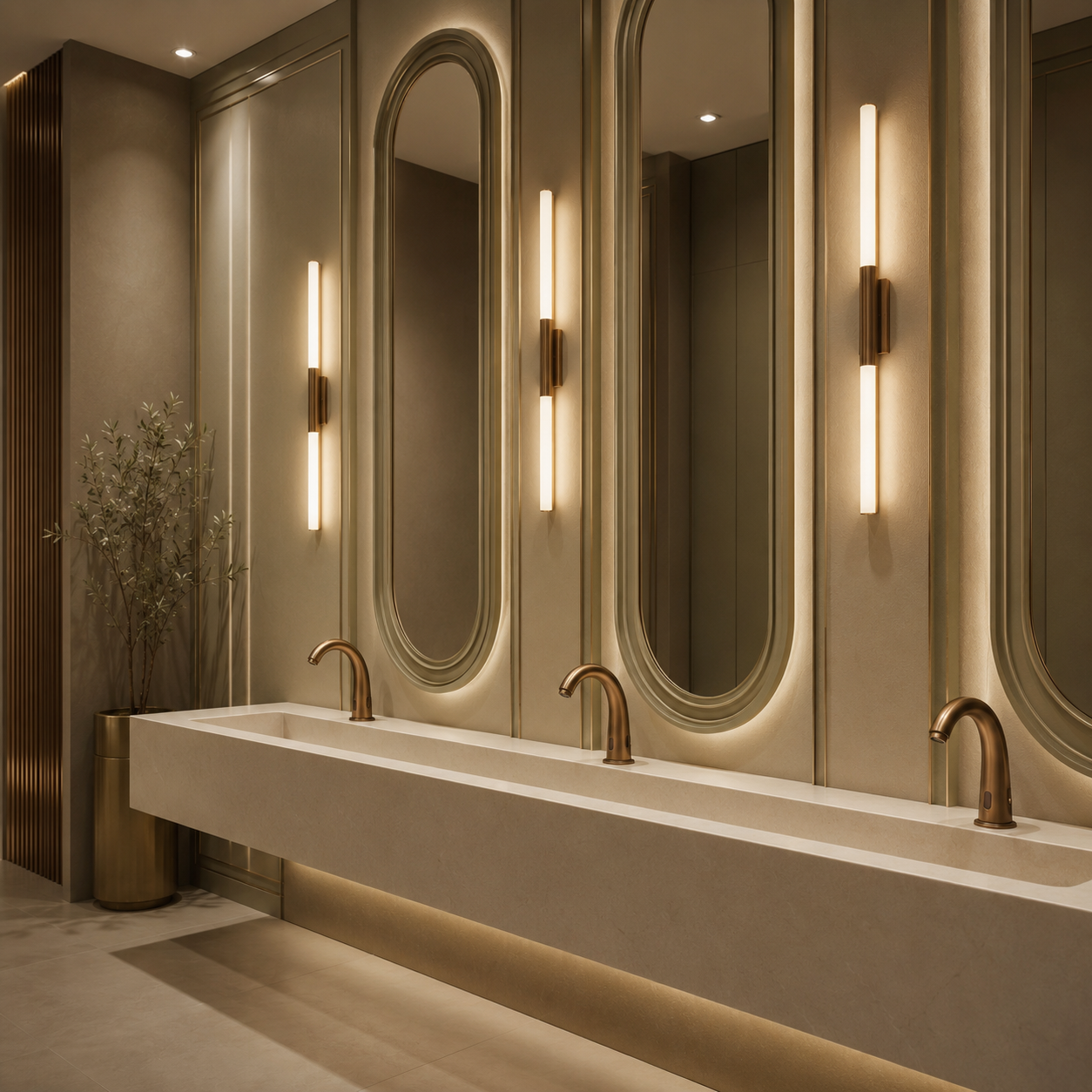 Actual FontanaShowers touchless faucet product design gallery