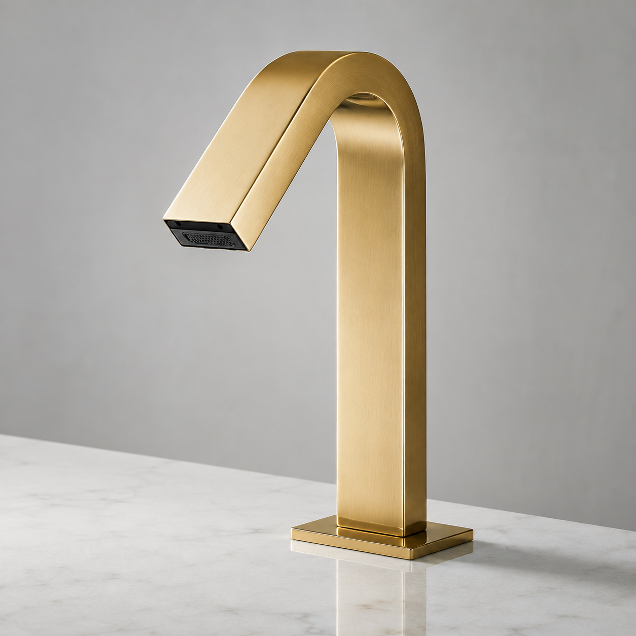 Fontana Commercial Brushed Gold Touchless Automatic Sensor Hands Free Faucet