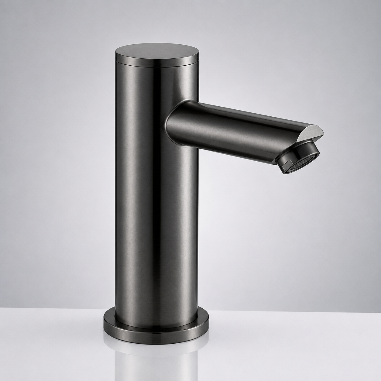 Fontana Solo Matte Black Commercial Automatic Touchless Sensor Faucet